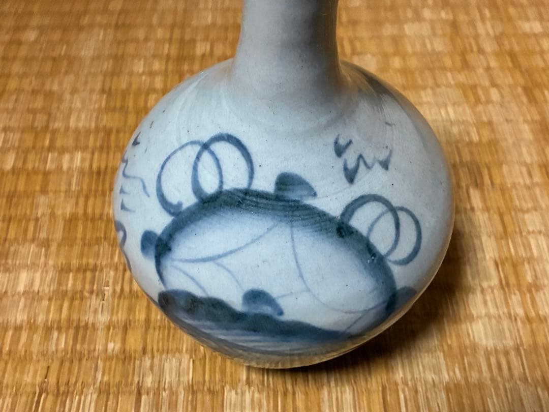 古伊万里 染付 徳利 花入 江戸期