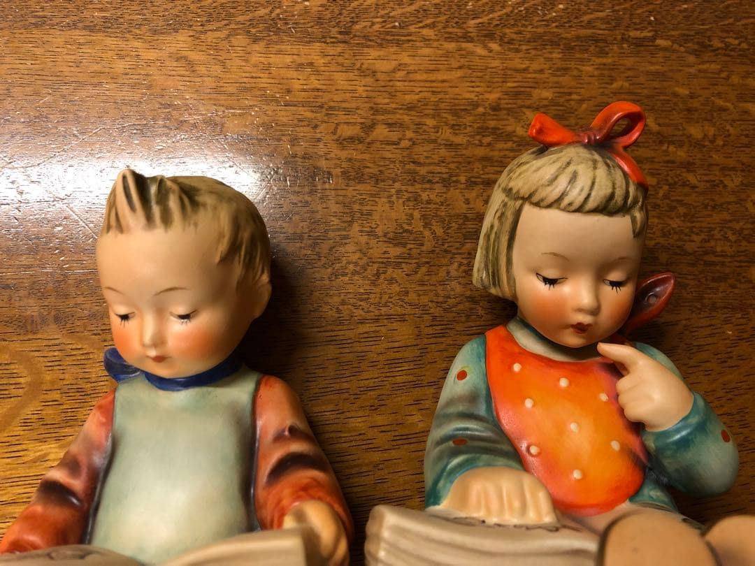 は*の様 フンメル人形 本の虫BOOK WORM 男の子女の子… ブックエンド