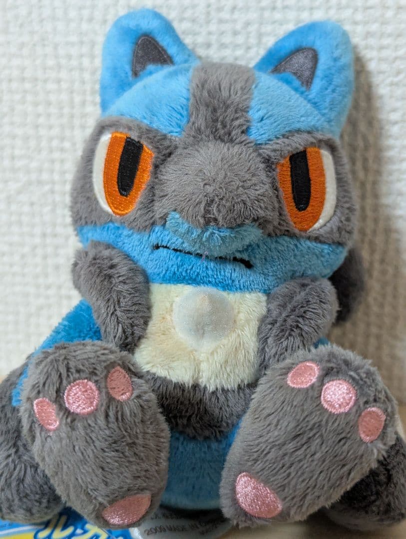 2009年 ポケモンセンター 限定 ポケドール ルカリオ 初期 ぬいぐるみ タグ