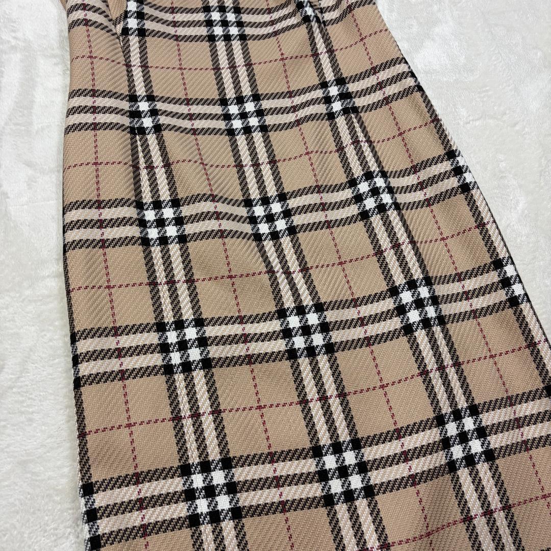 【美品】BURBERRY LONDON ノバチェック ワンピース ベージュ 40