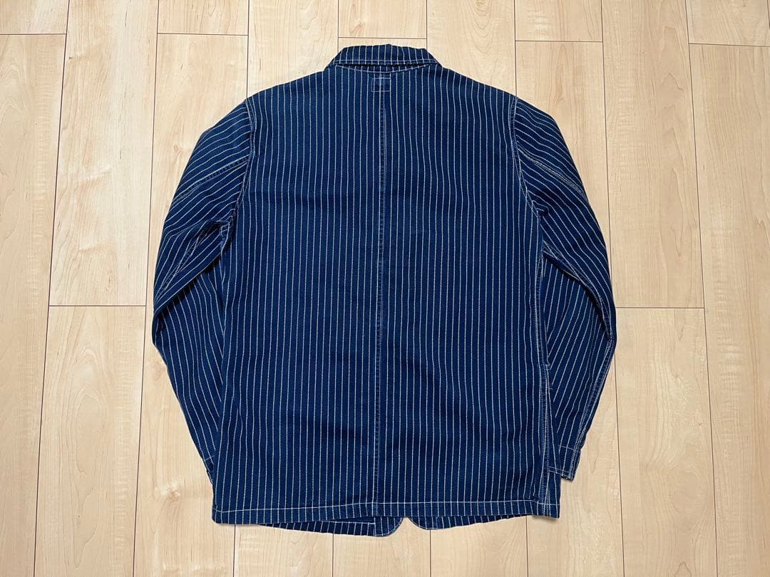 EDWIN OWF ウォバッシュストライプ カバーオールジャケット