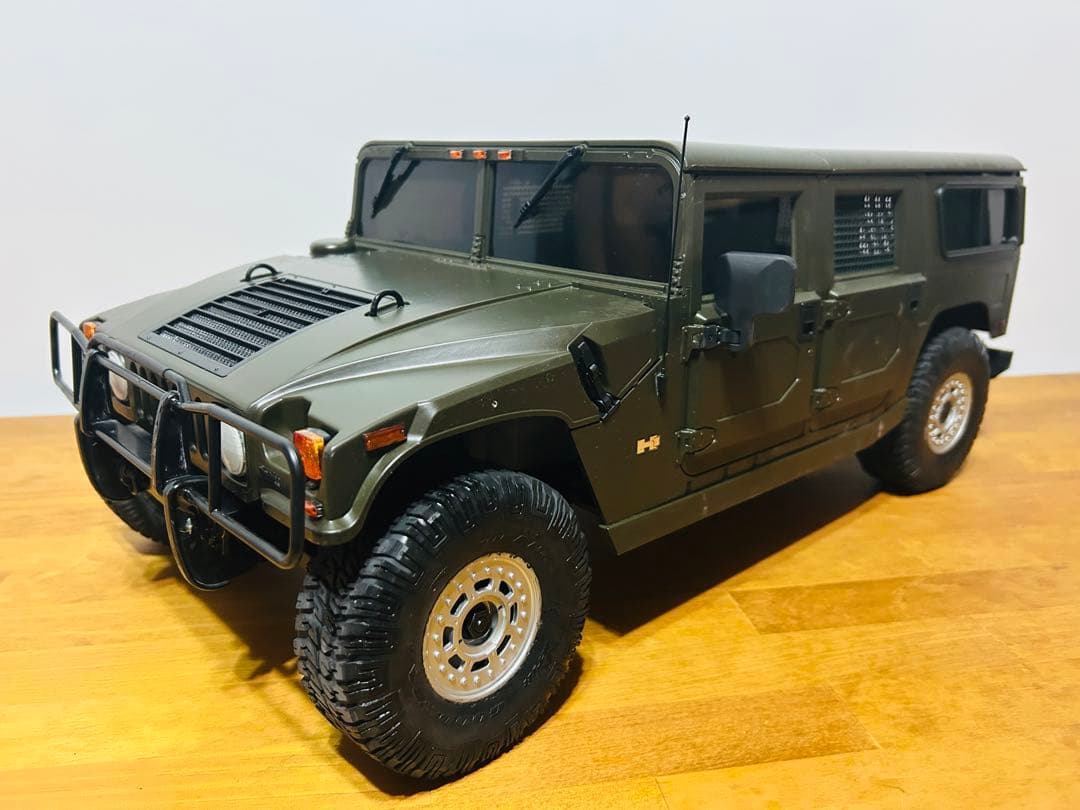 デアゴスティーニ 1/8 ハマーH1 エンジンラジコン オリーブドラブ