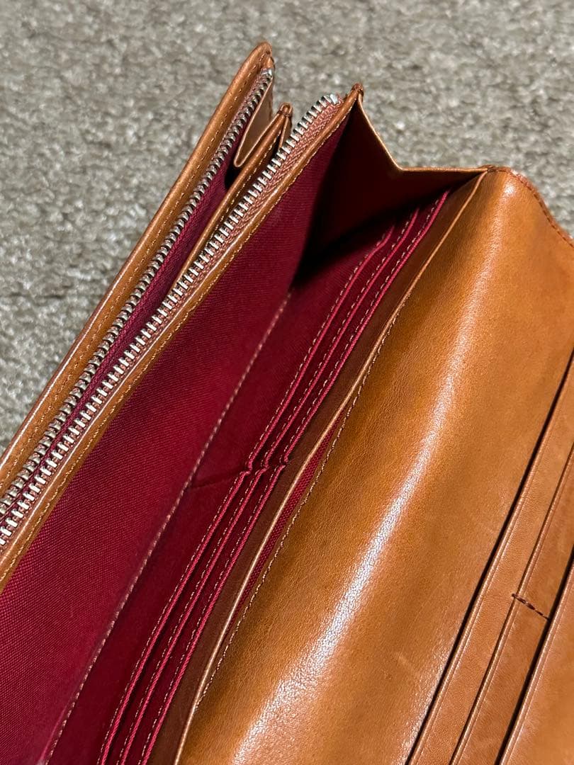 Vivienne Westwood レザー 二つ折り財布 オーブ コンチョ