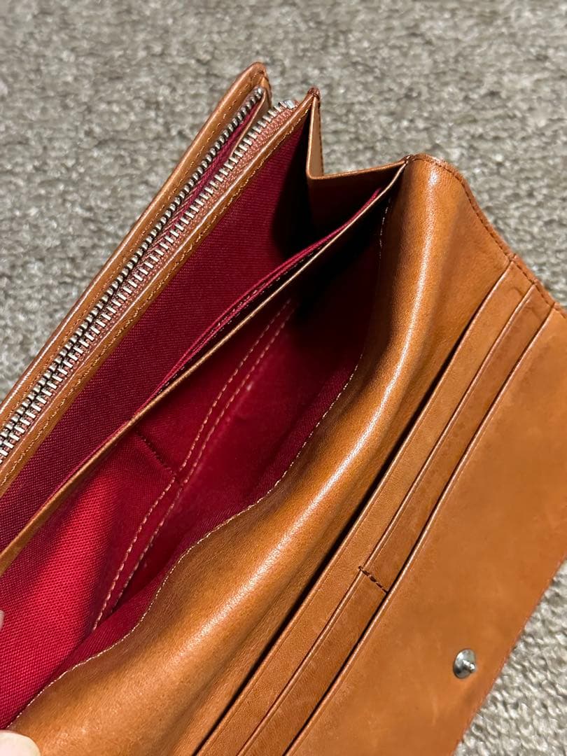 Vivienne Westwood レザー 二つ折り財布 オーブ コンチョ