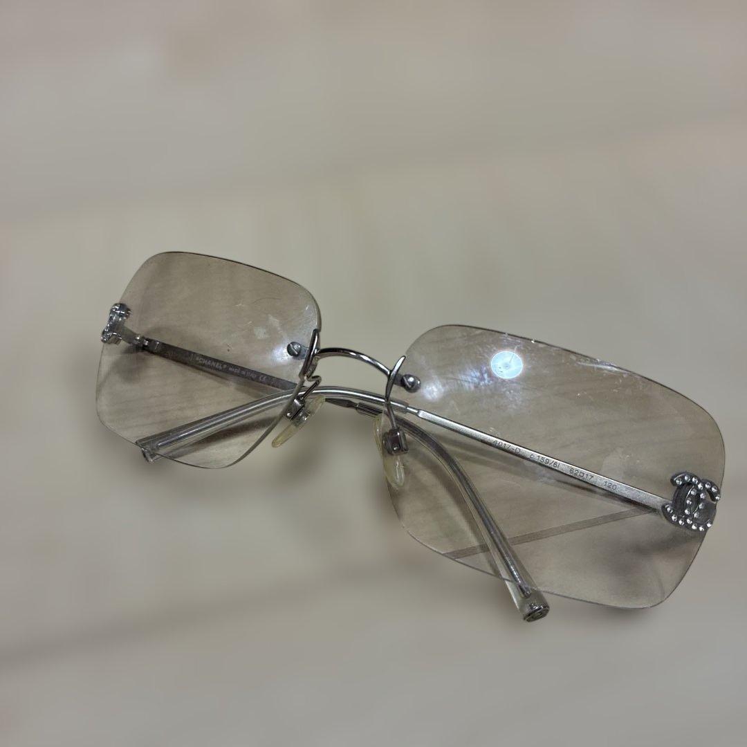 CHANEL シャネル サングラス リムレス 4017-D ココマーク