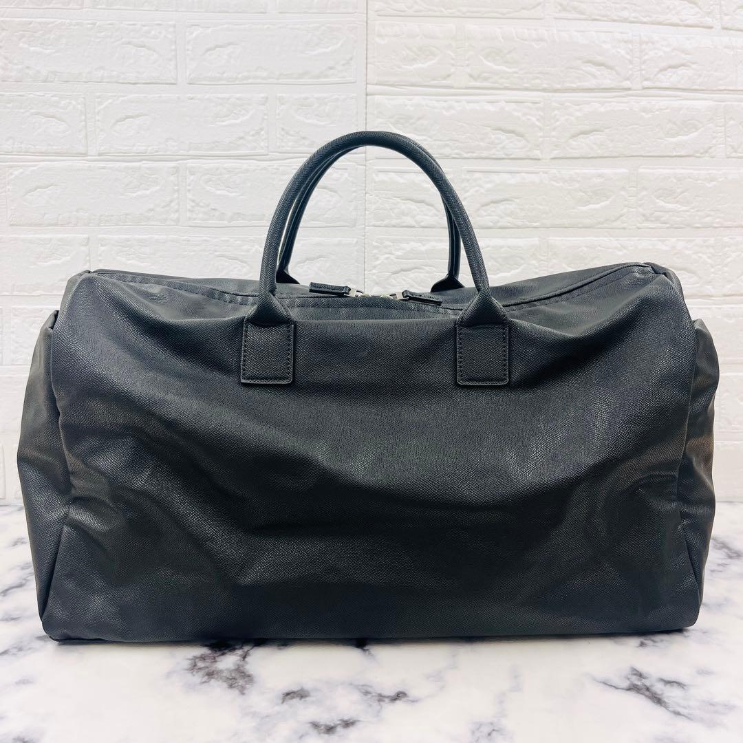 【未使用級】ZARA ザラ ブラック ボストンバッグ 2WAY 大容量 旅行用