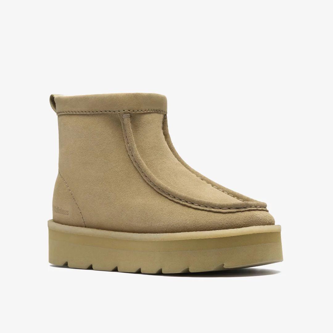 Clarksクラークスメアルーイ厚底ショートブーツ23cm未使用