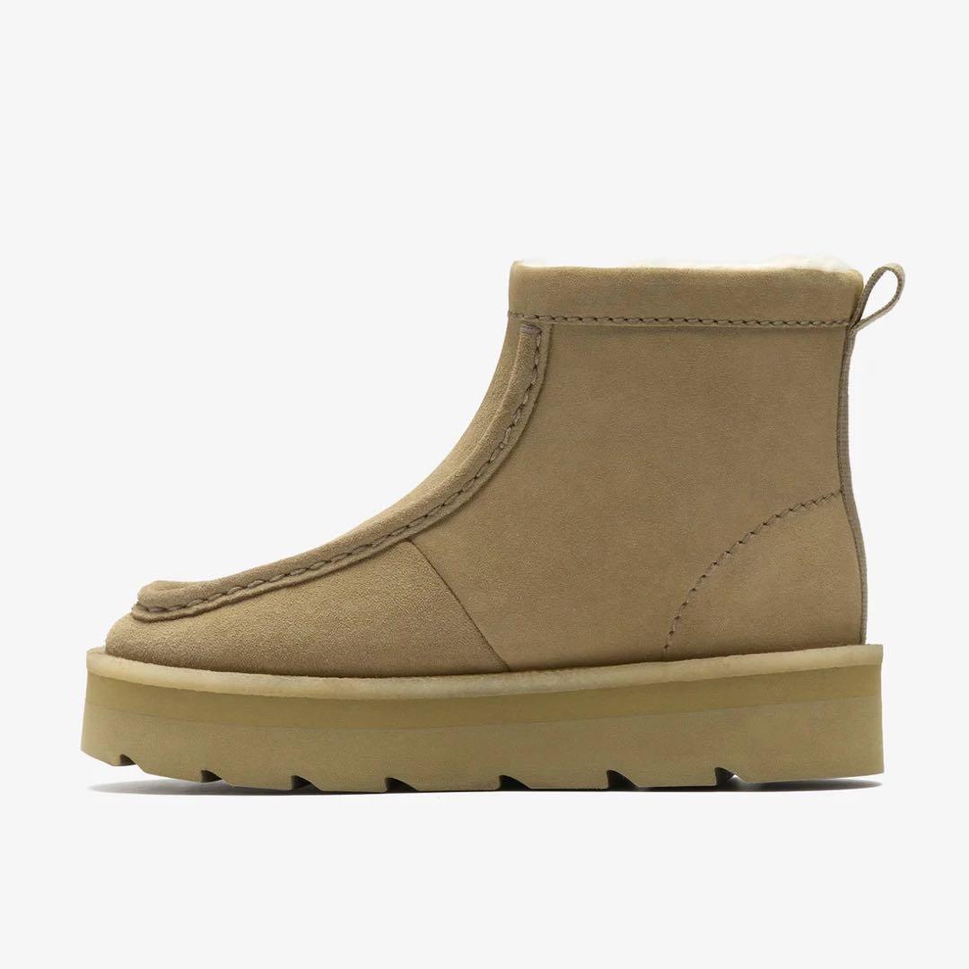 Clarksクラークスメアルーイ厚底ショートブーツ23cm未使用
