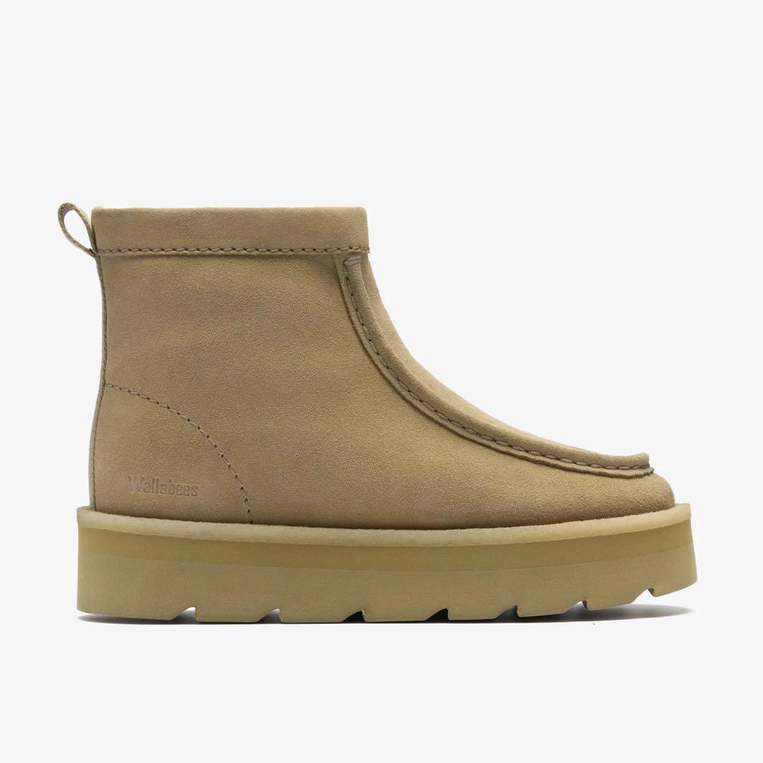 Clarksクラークスメアルーイ厚底ショートブーツ23cm未使用
