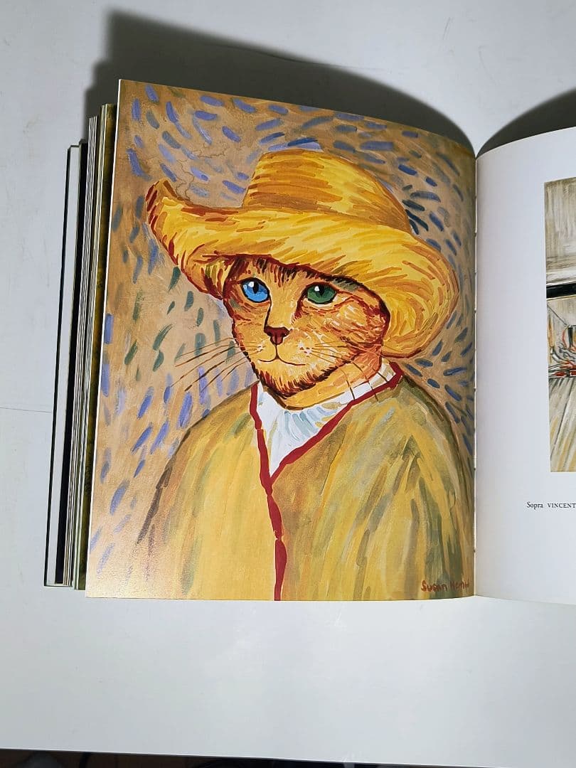 GATTO LAVORI 名画や映画の人物に猫が扮する楽しい画集　イタリア語