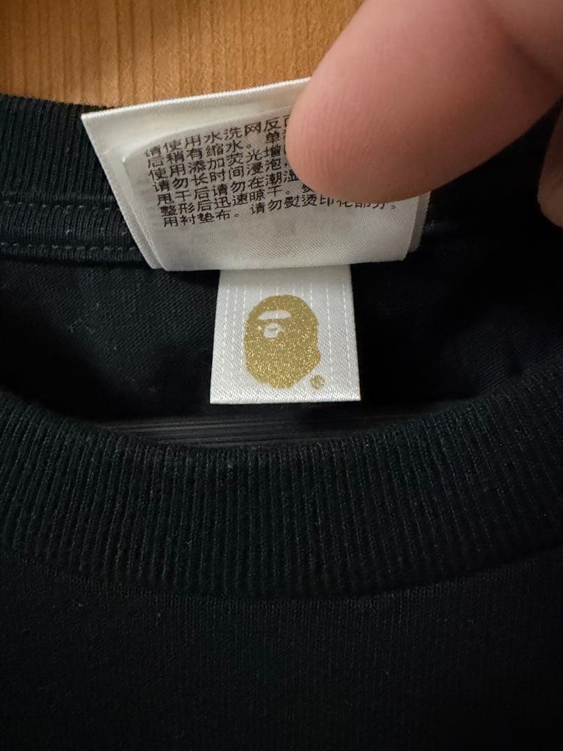 A BATHING APE ブラック Tシャツ Lサイズ