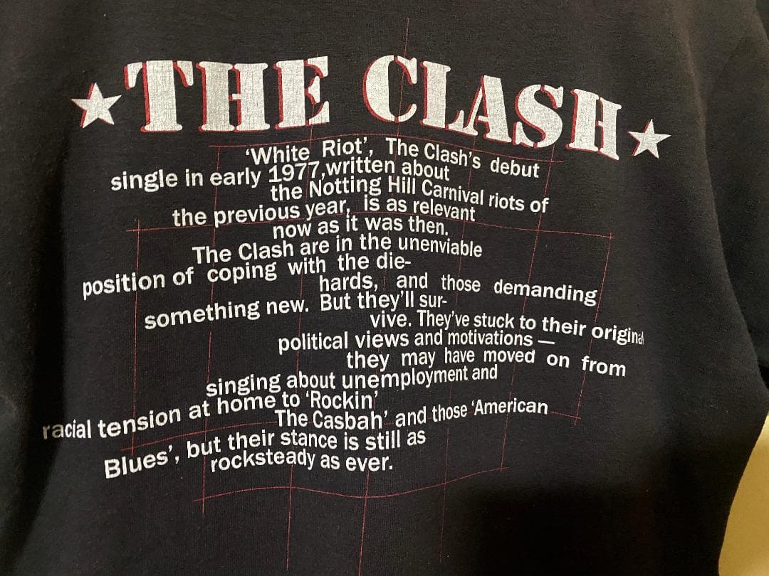 THE CLASH 82年Straight To〜 ヴィンテージTシャツ　レア！