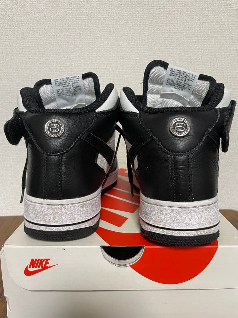 ミートくん　美品・STUSSY AIR FORCE 1 MID 28cm
