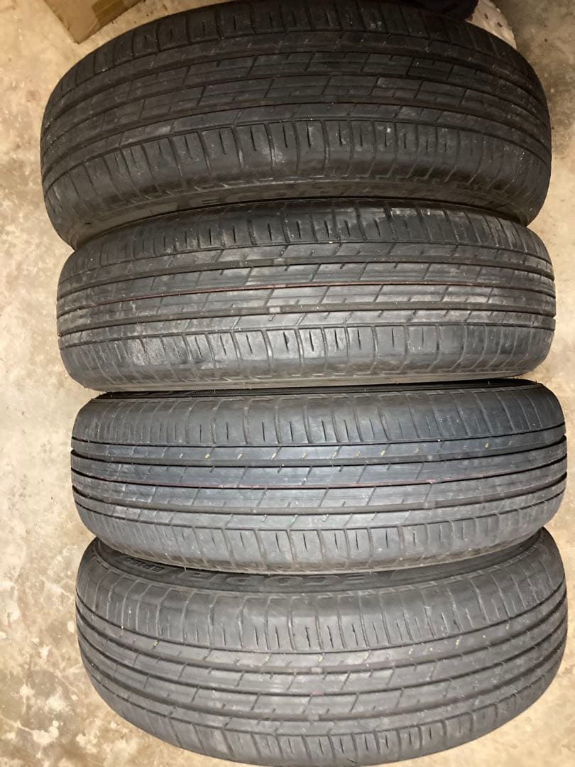 ブリヂストン 155/65R14 ECOPIa 4本セット サマータイヤ　中古品