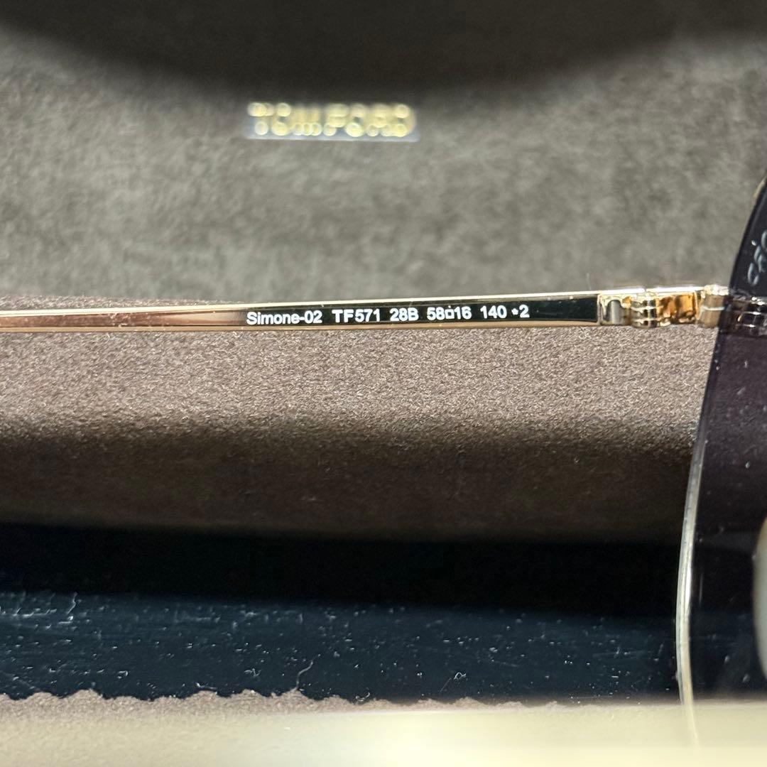 TOM FORD Simone-02 TF571 サングラス イタリア製