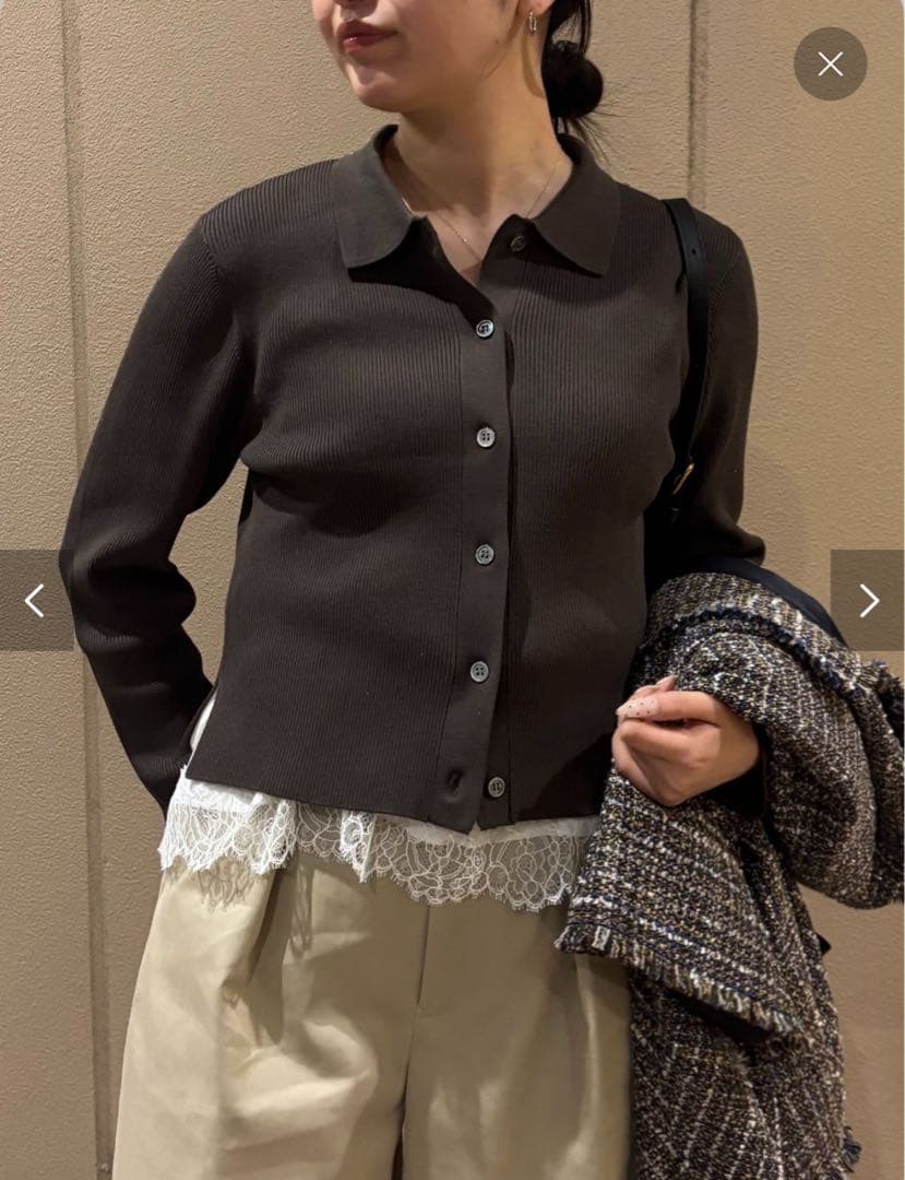 新品JOURNAL STANDARD L'ESSAGE リバーレースキャミ