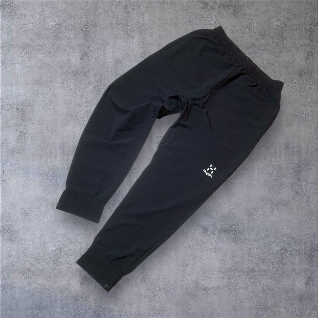 Haglofs ホグロフス ソフトシェル トラックパンツ S ブラックストレッチ