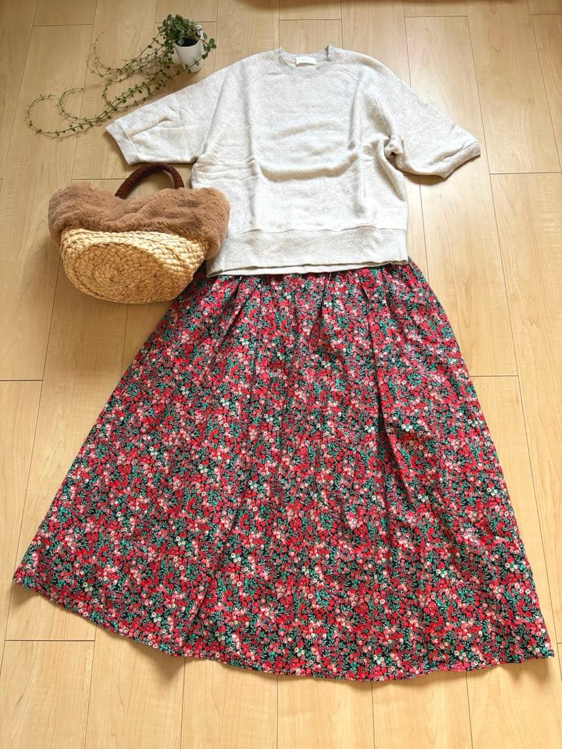 アーバンリサーチ かぐれ リバティプリントスカート