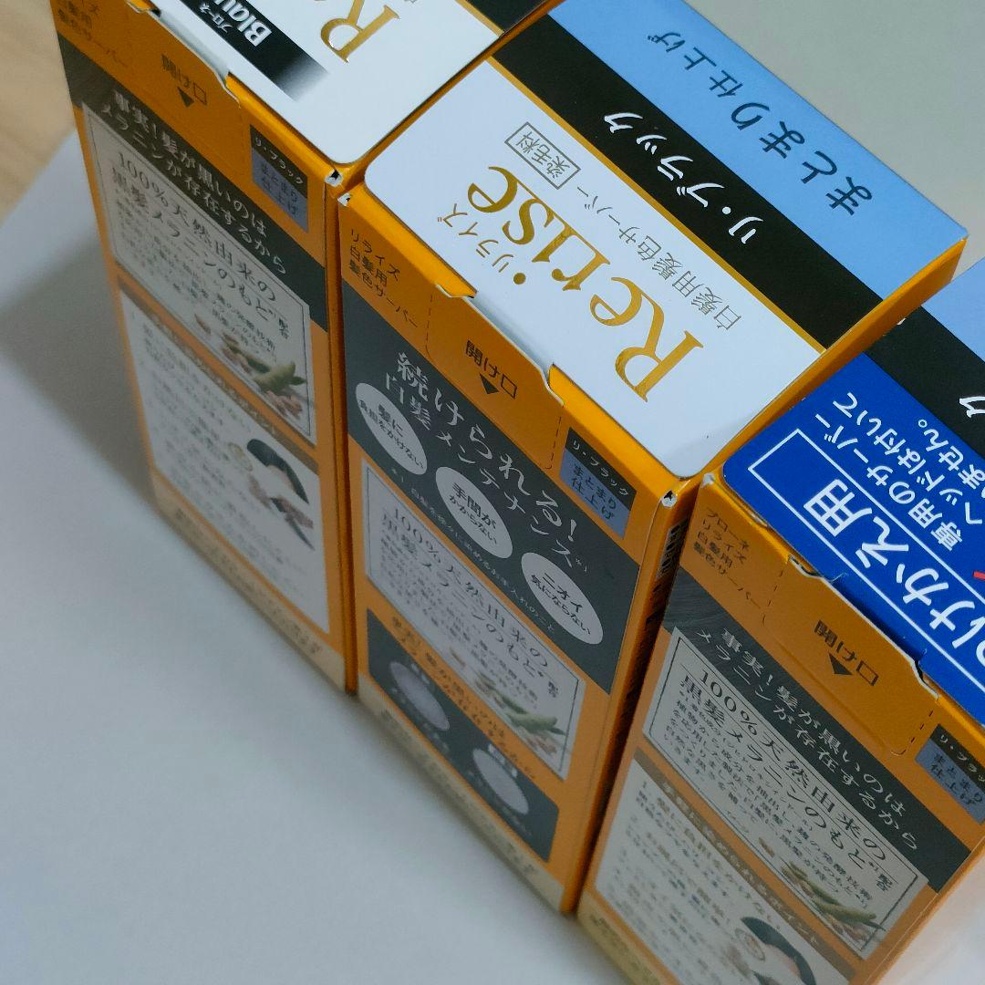 リライズ 白髪用髪色 まとまり仕上げ 本体２本 つけかえ1本