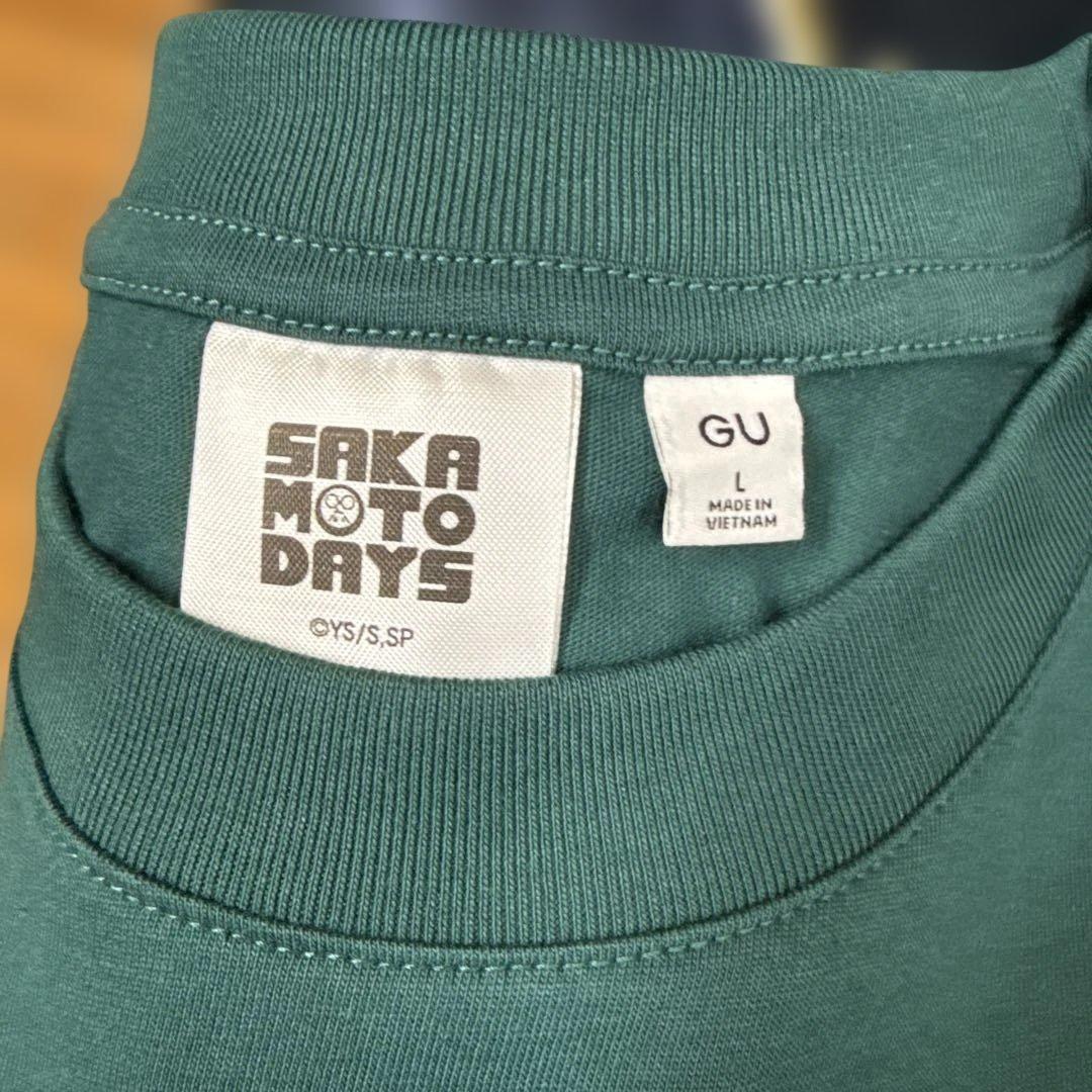 GUサカモトデイズ Tシャツ ダークグリーン 新品タグ付き　Lサイズ