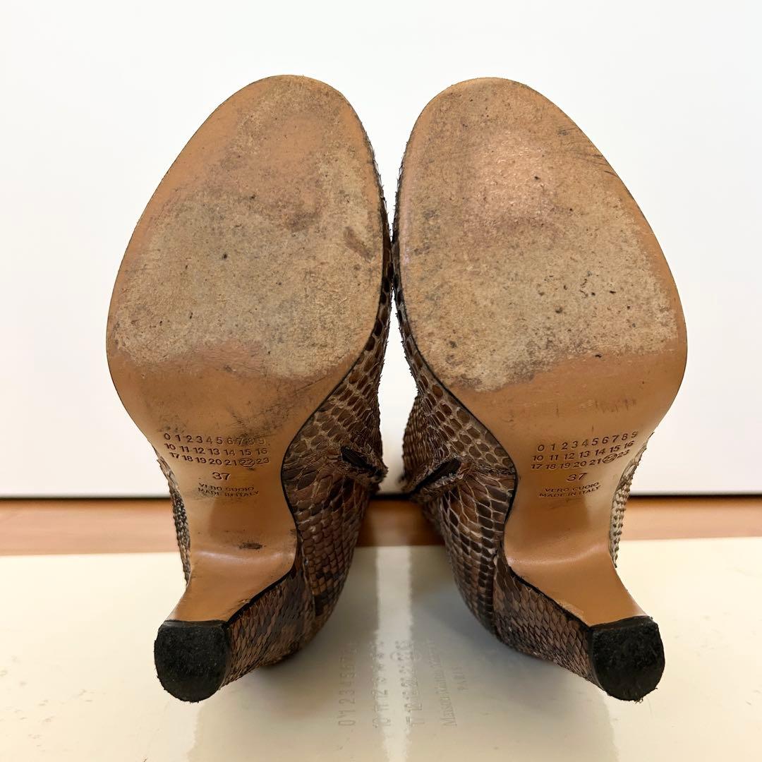 Maison Martin Margiela マルジェラ　ロングブーツ 蛇柄