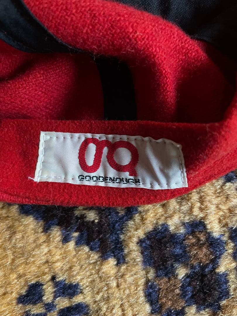 希少 GOODENOUGH FELT LOGO BASEBALL CAP