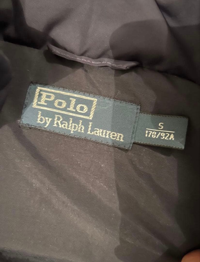 Polo Ralph Lauren ダウンベスト ネイビー S ポニーロゴ 美品