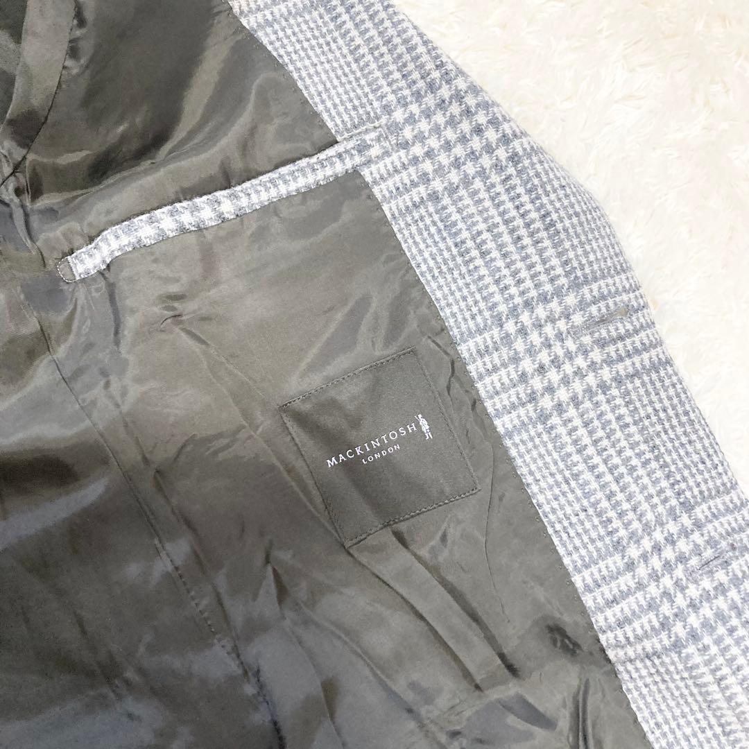定価8.9万 マッキントッシュ Bottoli グレンチェックツイードジャケット