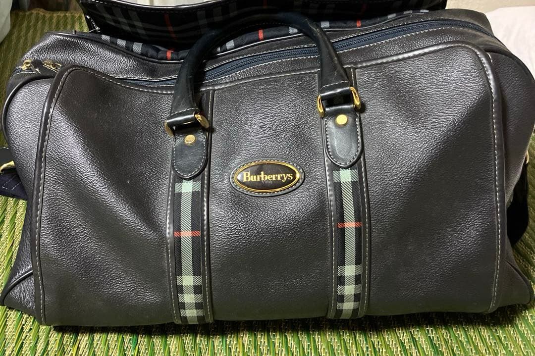Burberrys ボストンバッグ 中型 グレー