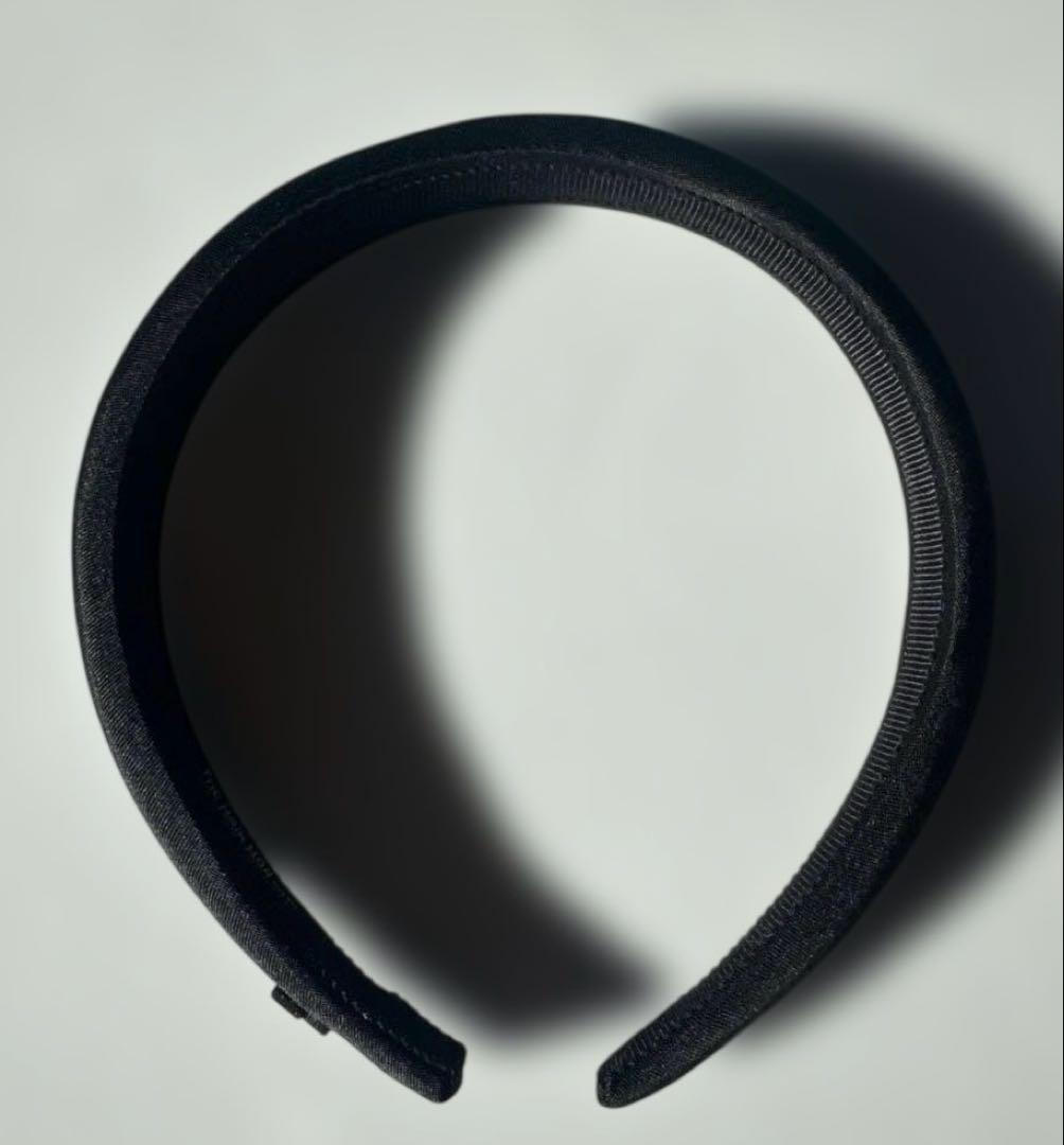 未使用THE HAIR BAR TOKYO カチューシャ サテンブラック 定番