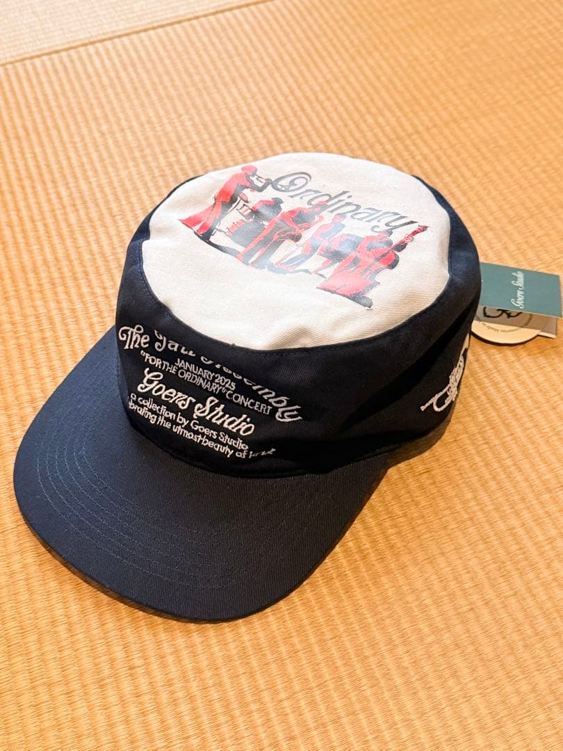 Goers Studio pillbox cap ネイビー