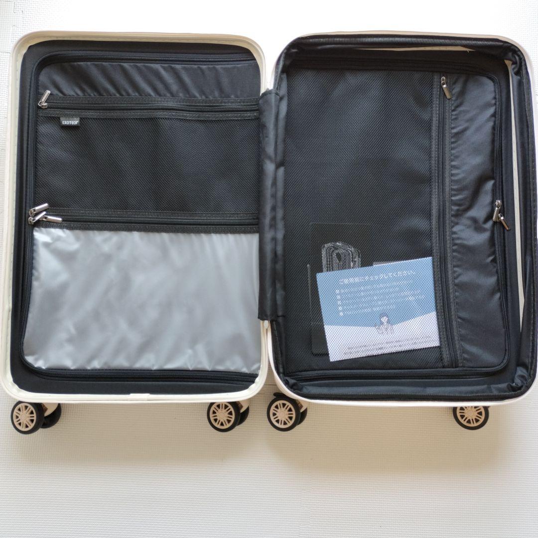 【新品】CA監修 拡張機能 スーツケース キャリーケース　M size