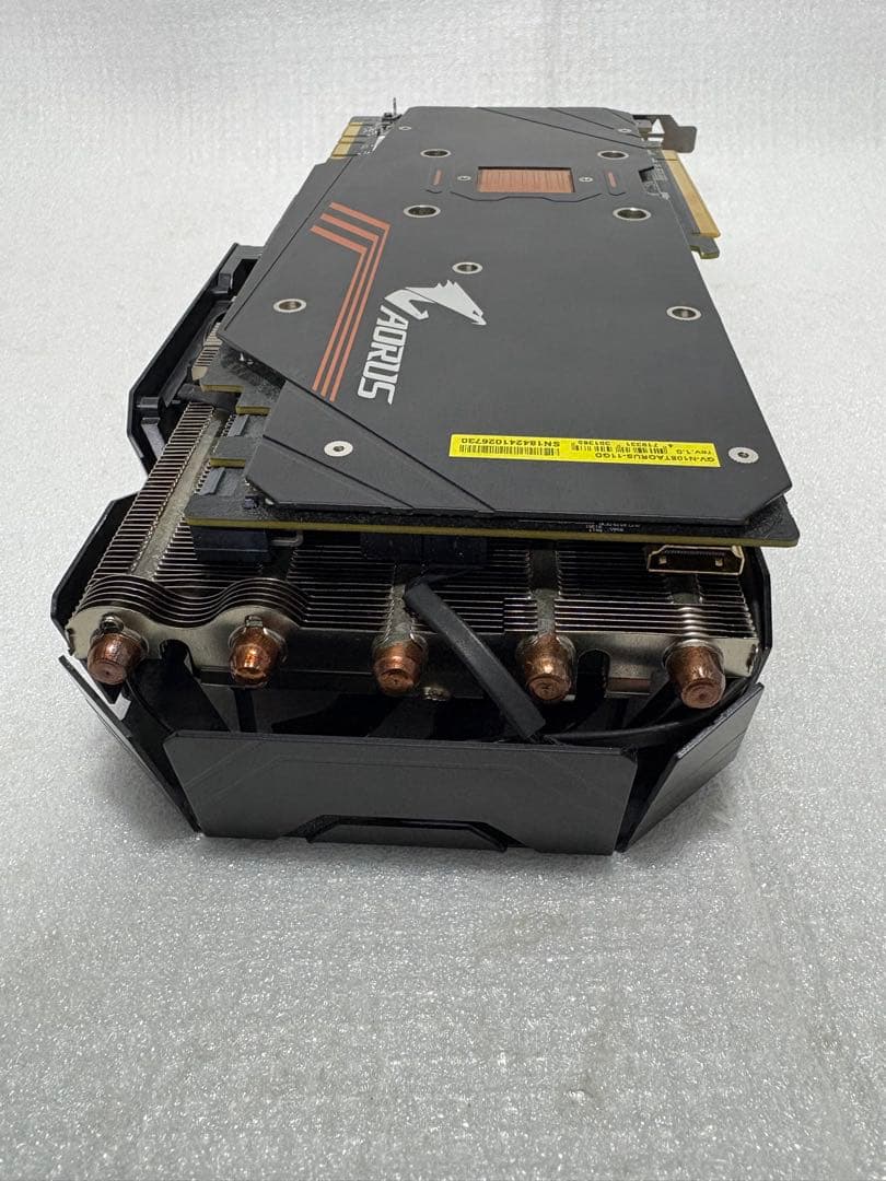 AORUS gtx1080ti 11GBグラフィックボード訳あり作動品