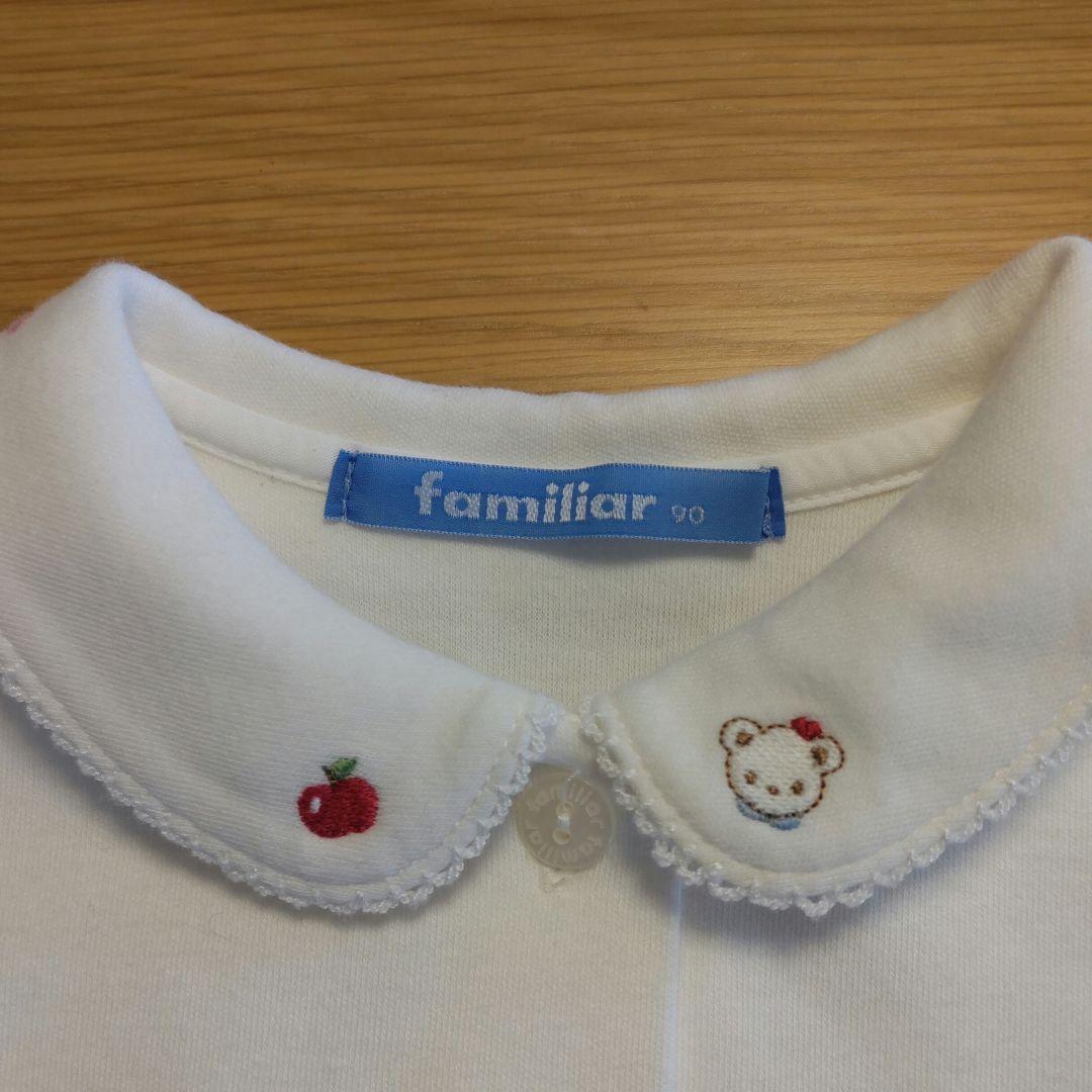 familiar ワンピース　長袖ブラウス　セット　90