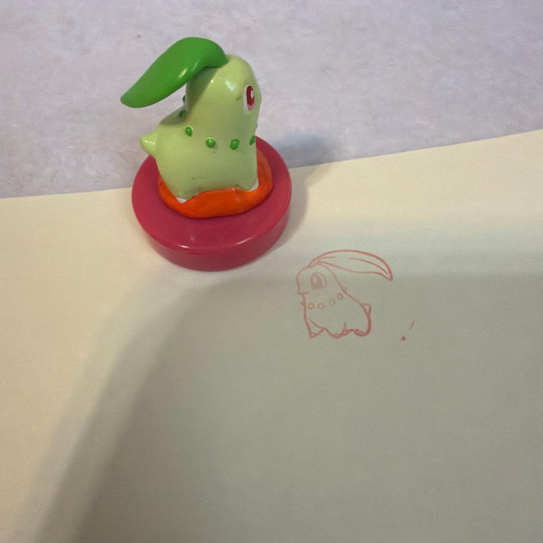 チコリータ フィギュアスタンプ平成レトロポケモン