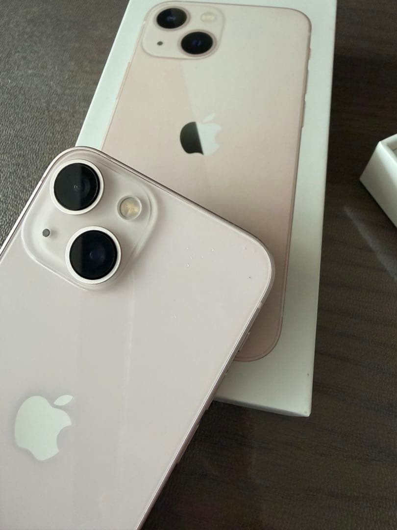 Apple iPhone 13mini ピンク 本体•充電ケーブル•箱