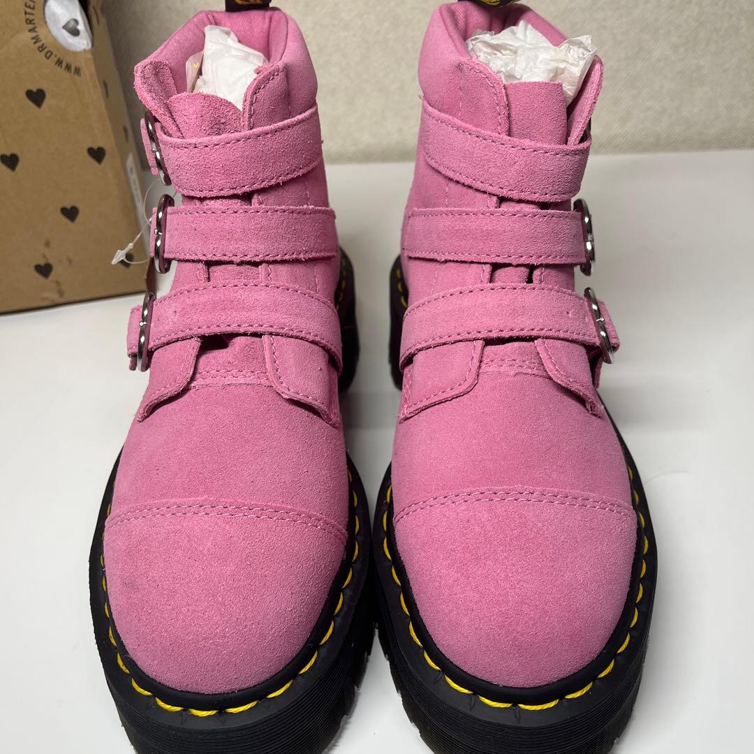 未使用 ドクターマーチン × LAZY OAF ハートバックルブーツ UK5