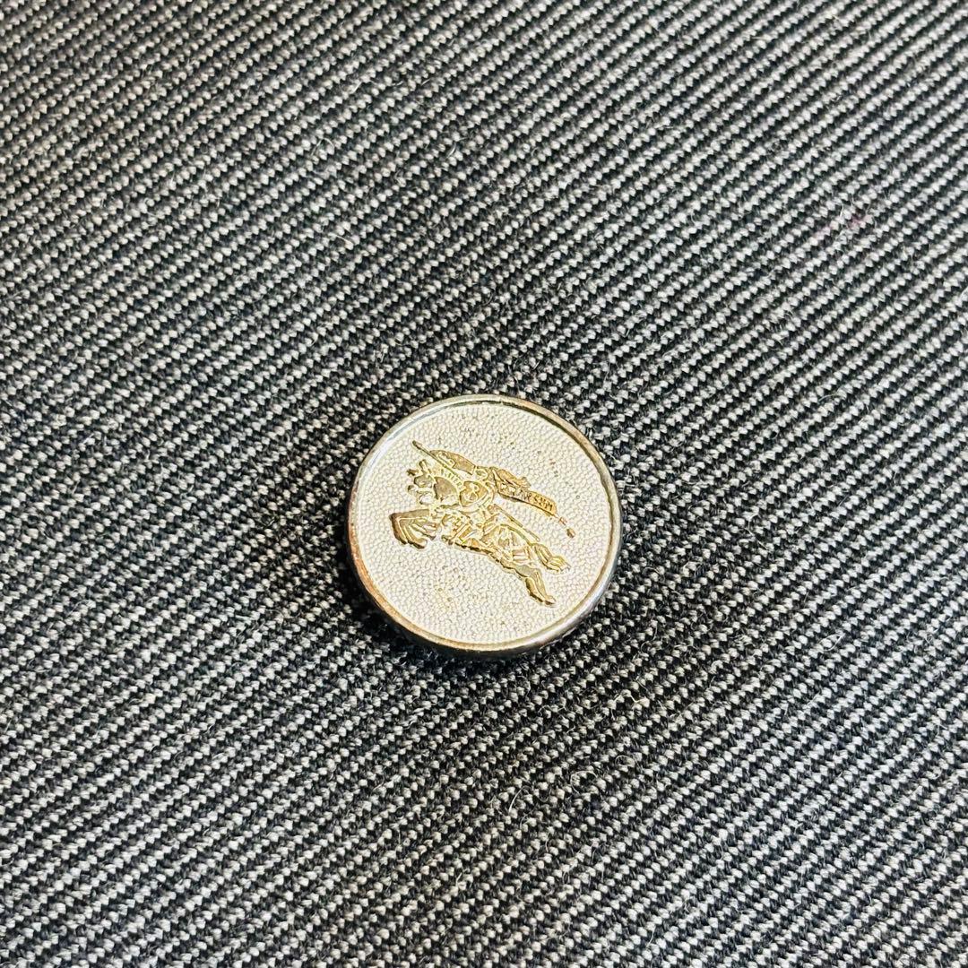 BURBERRY バーバリー ダブル テーラードジャケット ワッペン 銀ボタン