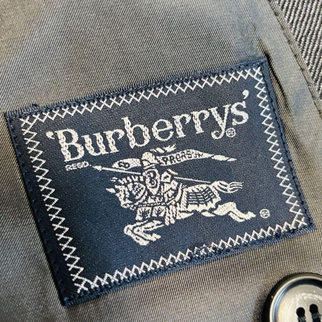 BURBERRY バーバリー ダブル テーラードジャケット ワッペン 銀ボタン