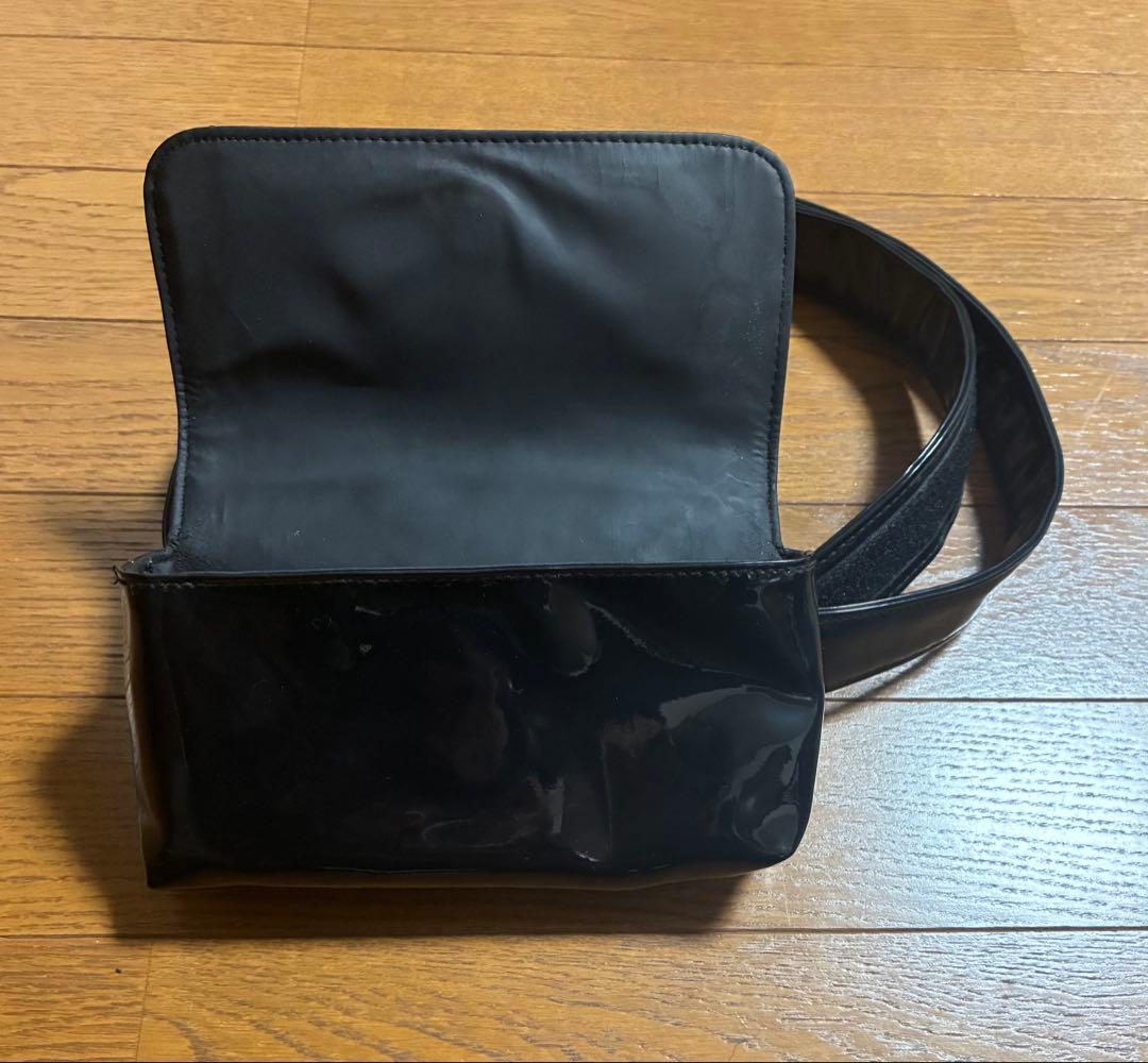 車*様 CHANEL シャネル ノベルティ エナメル ウエストポーチ バッグ ブ