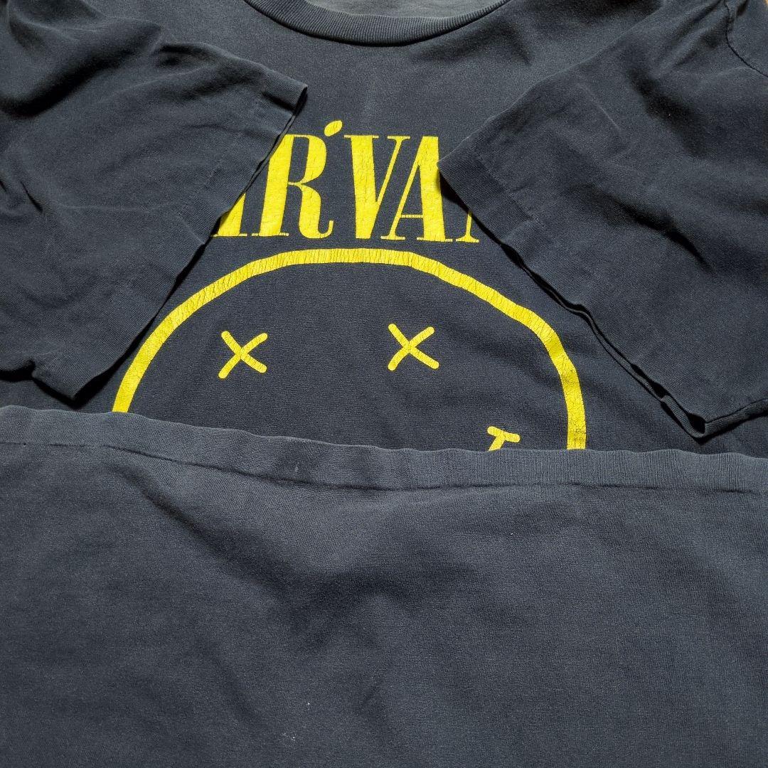 NIRVANA NEVERMINDダークグレーブート Tシャツ