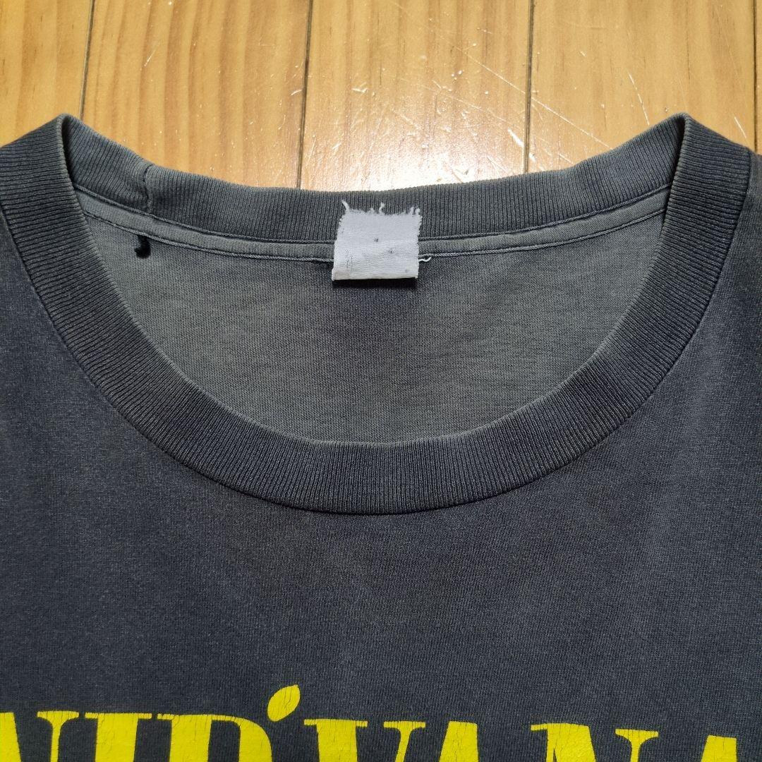 NIRVANA NEVERMINDダークグレーブート Tシャツ