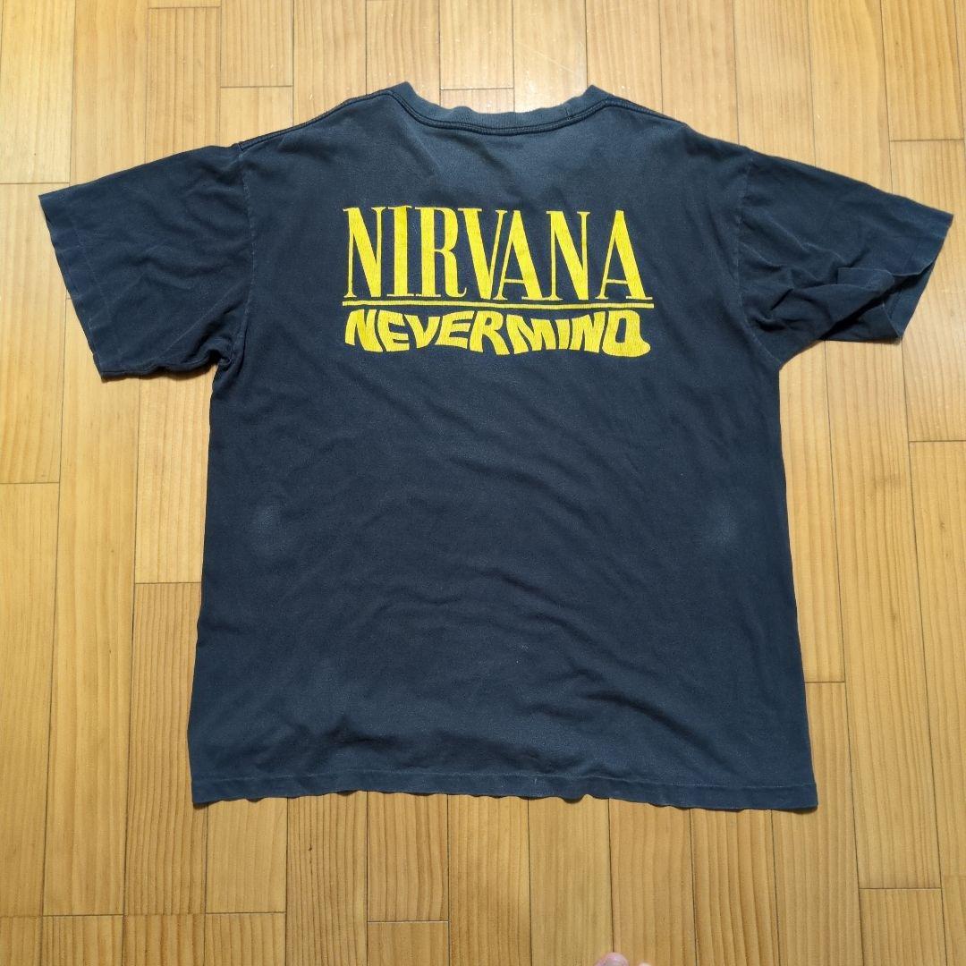NIRVANA NEVERMINDダークグレーブート Tシャツ