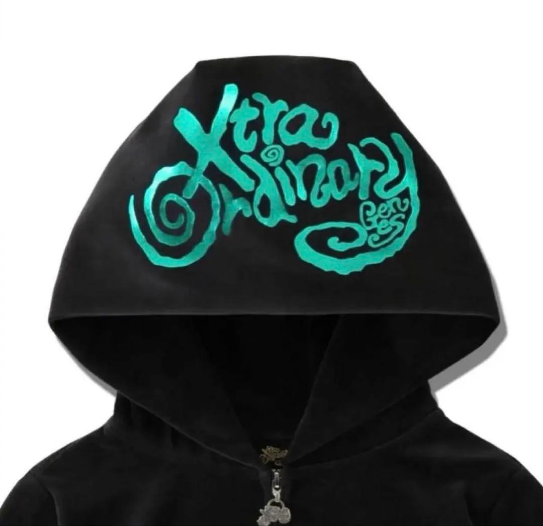 XG Velour Zip Hoodie Produced Sサイズ