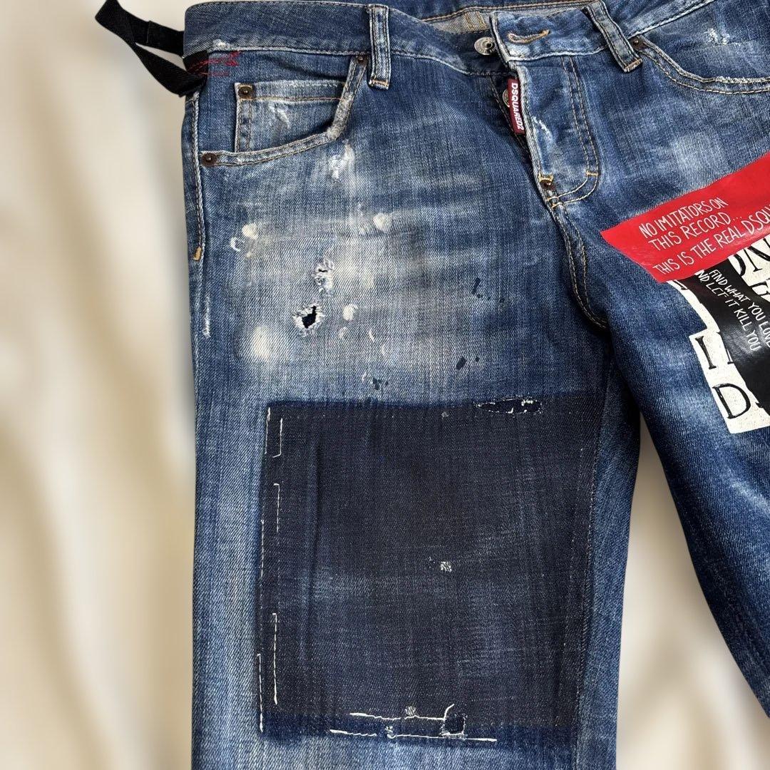 DSQUARED2 パッチワークデニムパンツレディース34サイズ