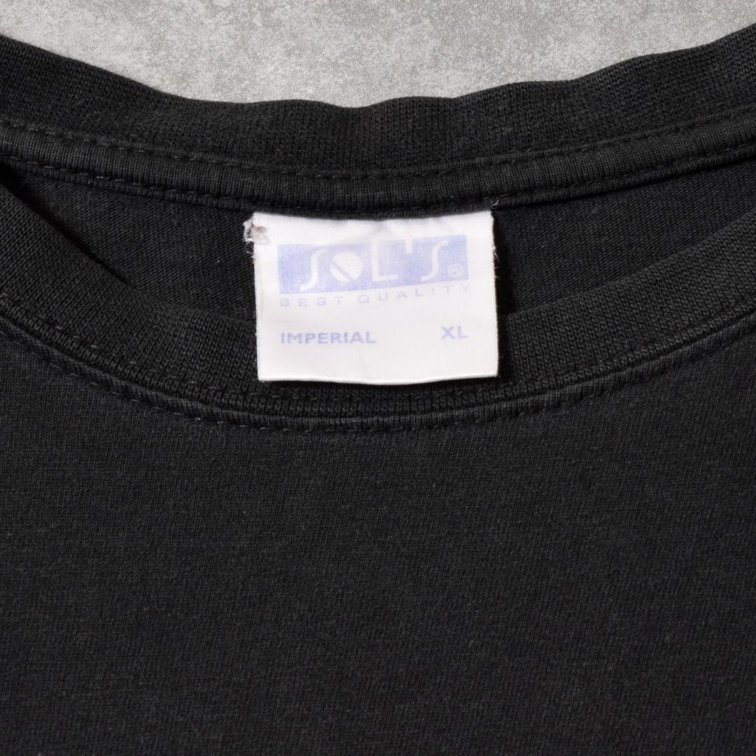 90s〜 ヴィンテージ 希少 SOL'S アート プリントTシャツ XL 黒