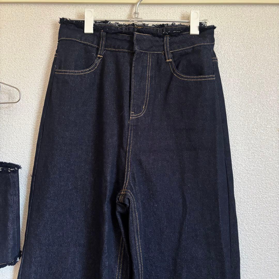 【美品】mystic デニム マルチwayセットアップ ビスチェセットサイズ2