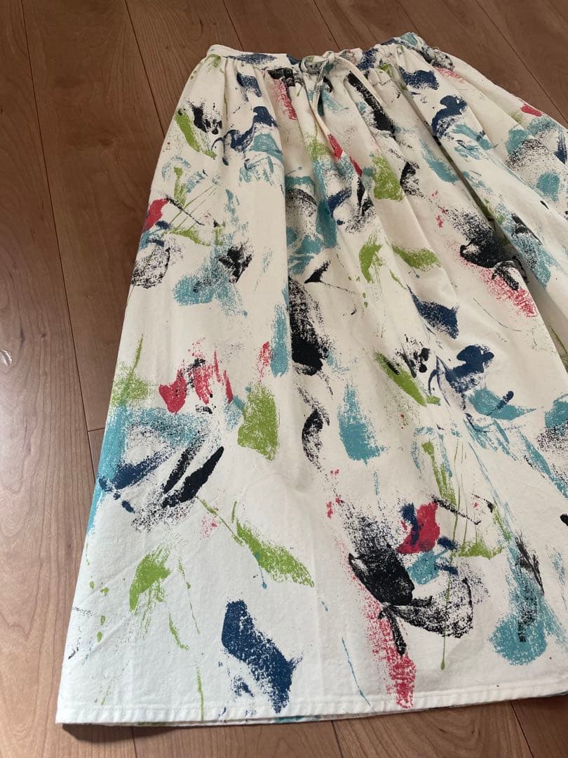orSlow×BEAMSBOY 別注 Paint Gather Skirt