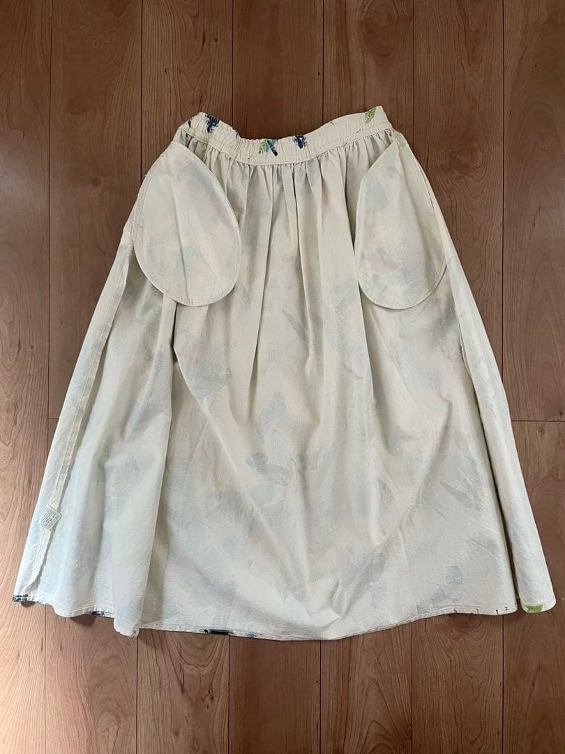 orSlow×BEAMSBOY 別注 Paint Gather Skirt