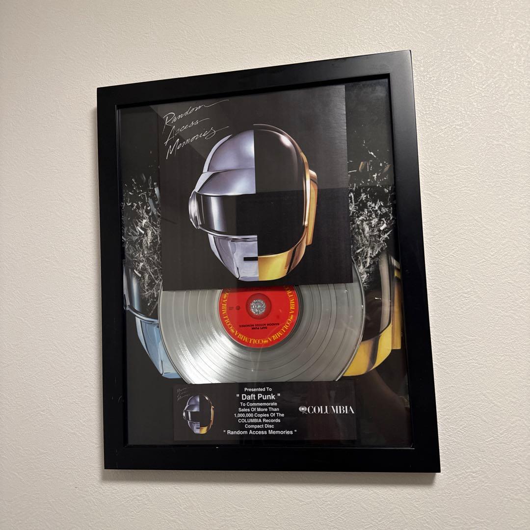 ダフトパンク Daft Punk プラチナディスク 記念盾 RAM